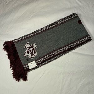 Texas A&M Adidas Scarf Designer Rectangle Fringe Classic Outdoor Adult NWT